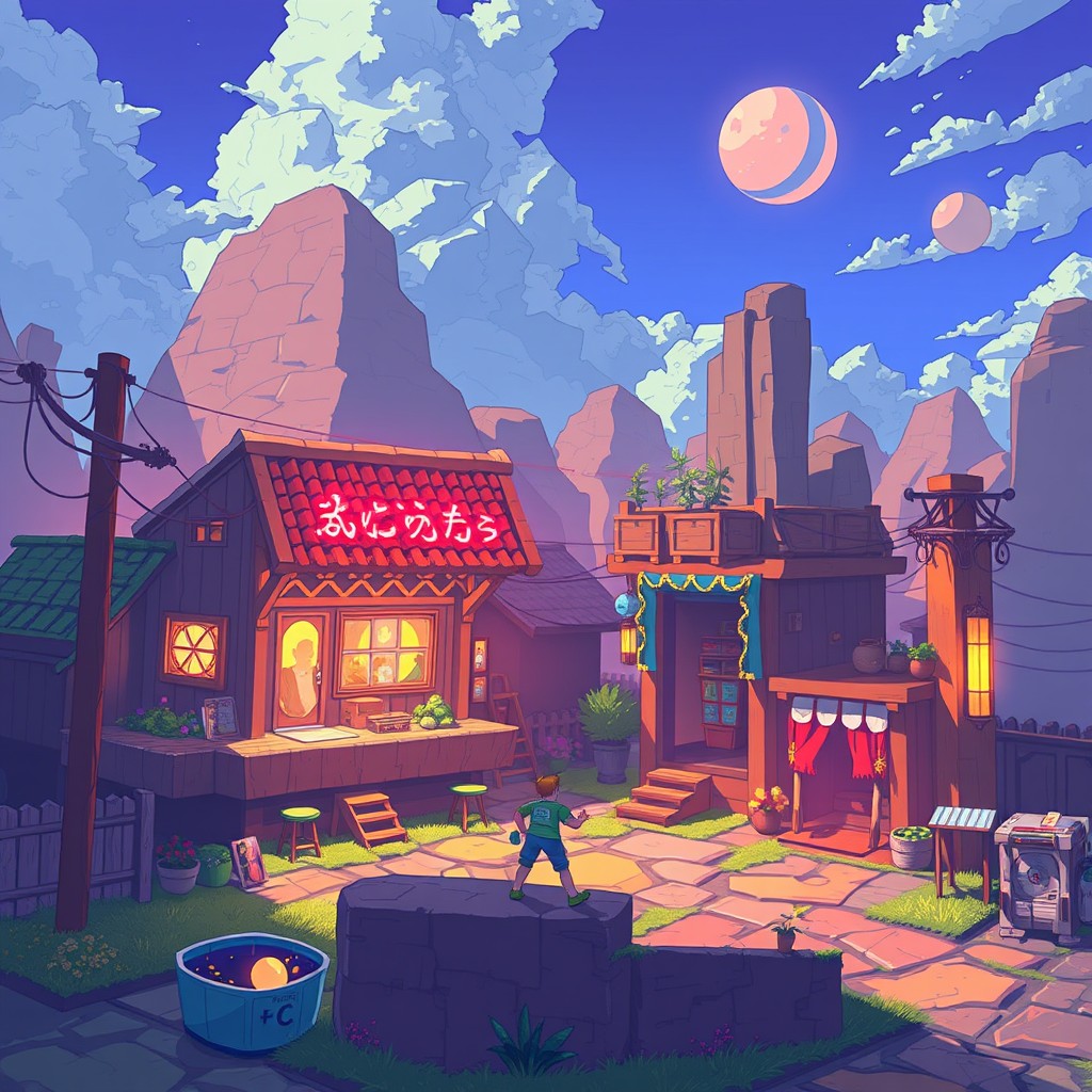 Philosophy of gaming narratives flowing like digital streams